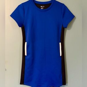 Zella Vibrant Blue and Black Athletic Dress
